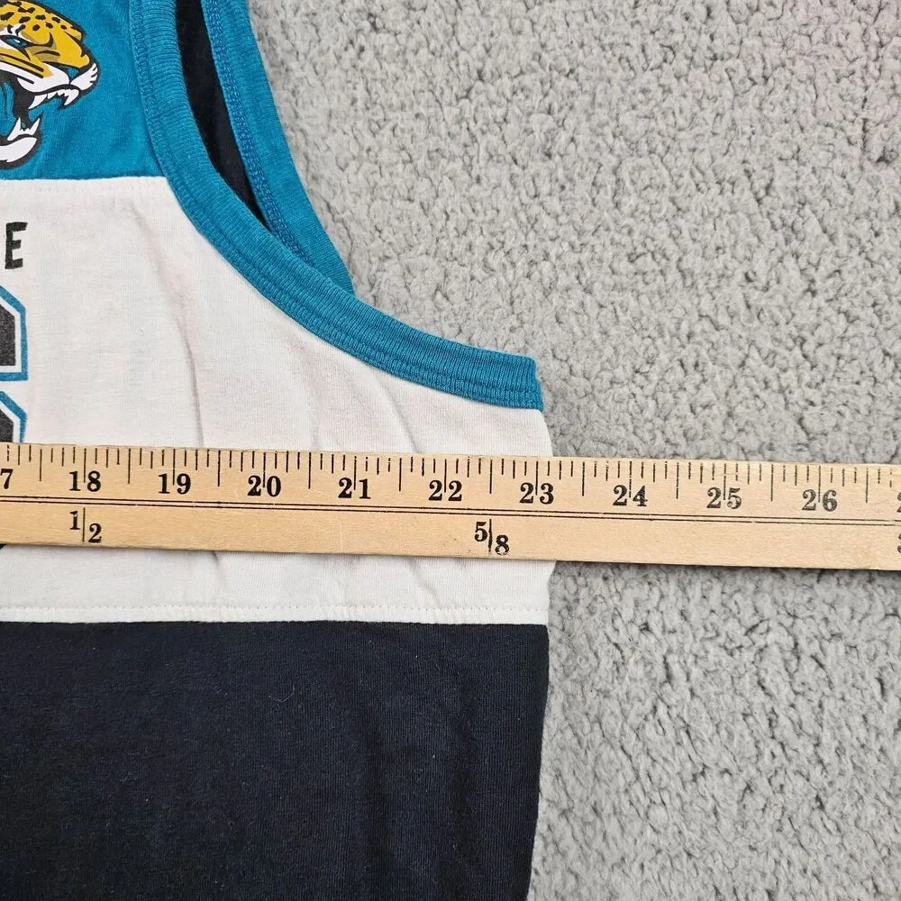 Jacksonville Jaguars Tank Top Mens XL Starter Black Label Colorblock NFL Casual